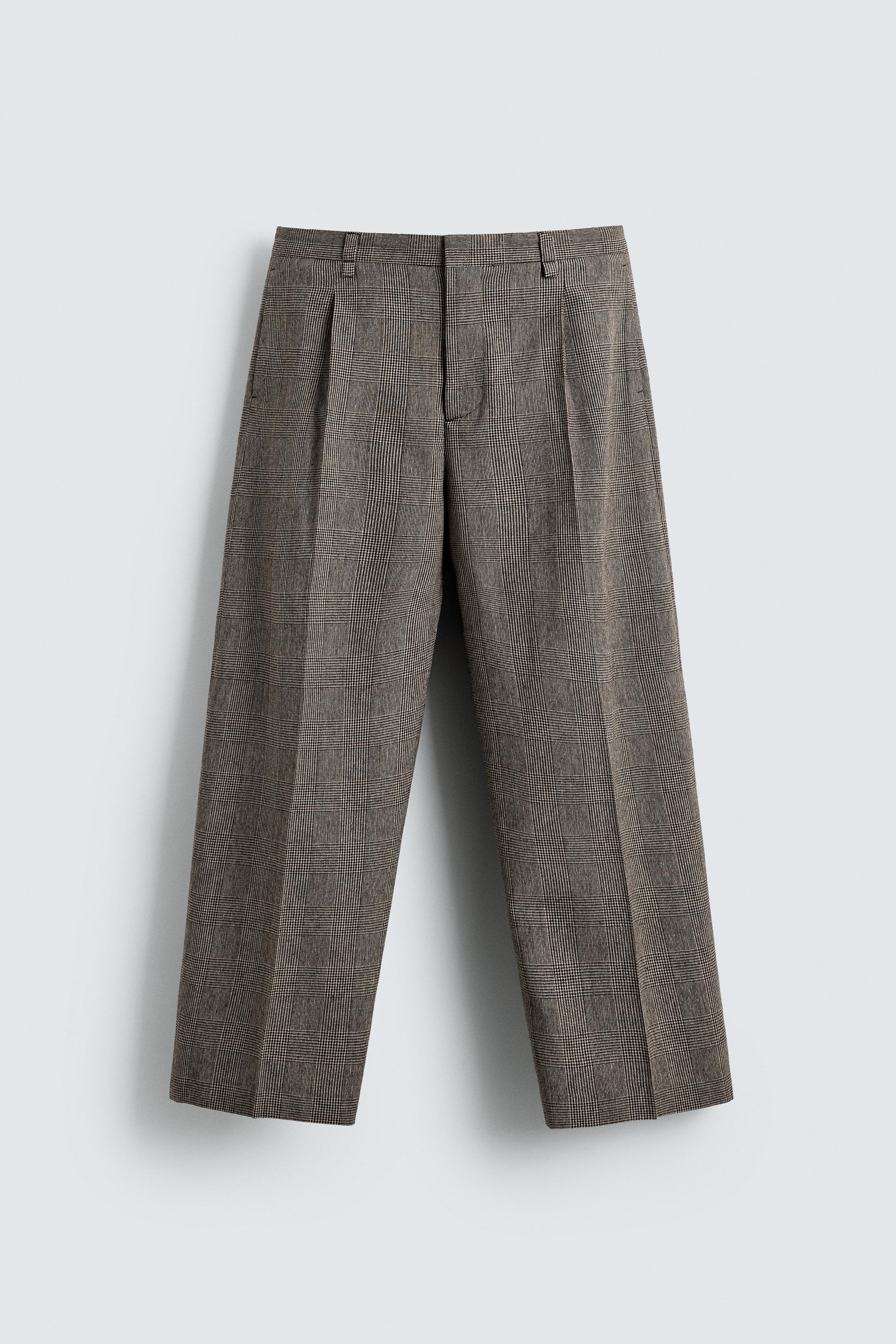 PANTALON RELAXED FIT À CARREAUX